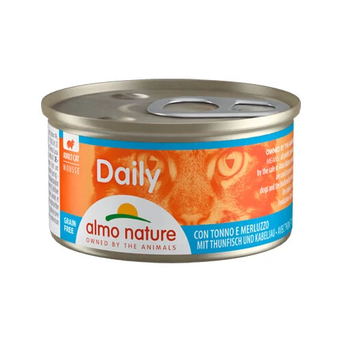 Almo Nature Daily Menu Mousse Katzenfutter - Dosen - Thunfisch Und Kabeljau 1 Almo Nature Daily Menu Mousse Katzenfutter - Dosen - Thunfisch Und Kabeljau