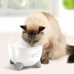 Catit PIXI Trinkbrunnen 12 Catit PIXI Trinkbrunnen -ROYAL CANIN Store catit pixi drinkfontein wit 185950 0500 none