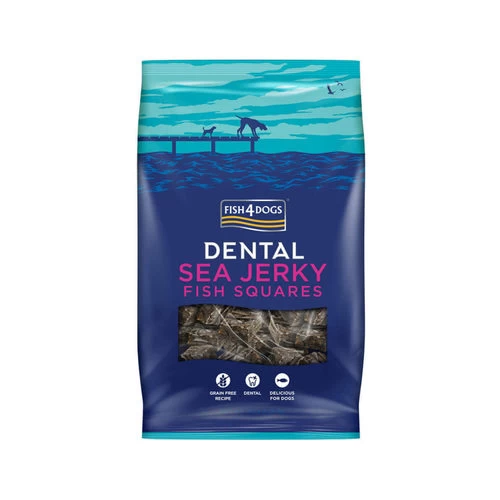 Fish4Dogs Dental - Sea Jerky Fish Squares 1 Fish4Dogs Dental - Sea Jerky Fish Squares