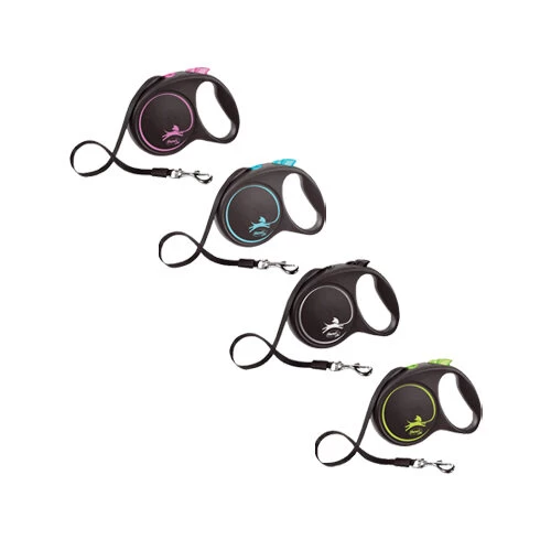 Flexi Rollleine Design - Schwarz 1 Flexi Rollleine Design - Schwarz