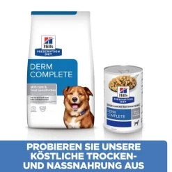 Hill's Derm Complete - Prescription Diet - Canine -ROYAL CANIN Store hills derm complete prescription diet canine 211640 0500 none