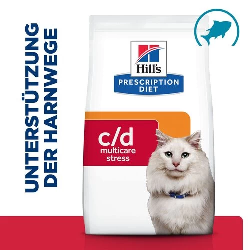 Hill's Prescription Diet C/d Urinary Care - Stress - Feline - Meeresfisch – Bild 2