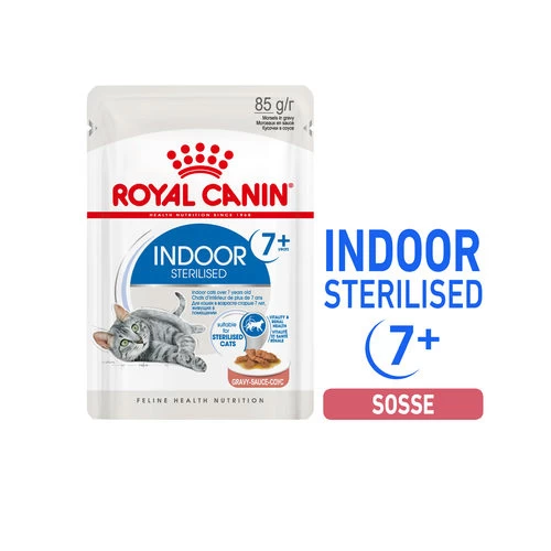 Royal Canin Sterilised Indoor 7+ In Gravy 1 Royal Canin Sterilised Indoor 7+ In Gravy